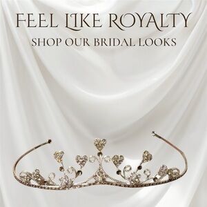 Elegant silver Bridal Tiara